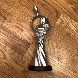 Silver Gold Wedding Resin Statue Ornament Decor